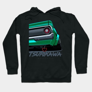 Tsurikawa JDM Style Skyline 2000 GTR (green) Hoodie